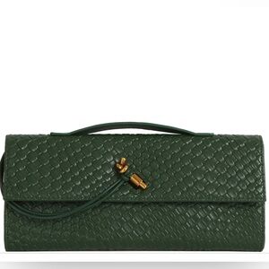 Elegant Green Clutch Bag